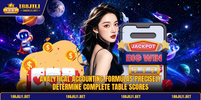 Analytical accounting formulas precisely determine complete table scores