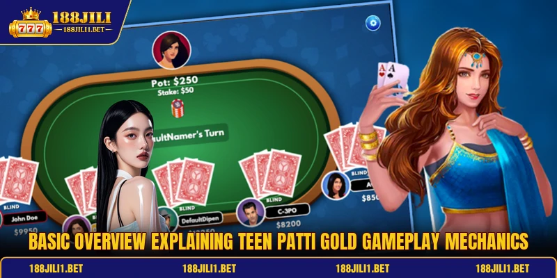 Basic overview explaining Teen Patti Gold gameplay mechanics Basic overview explaining Teen Patti Gold gameplay mechanics