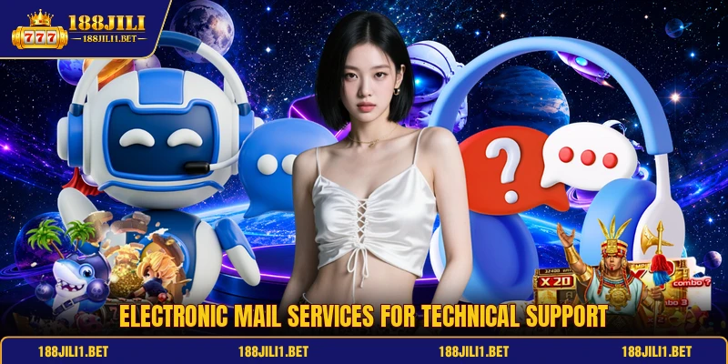Electronic mail services for technical support