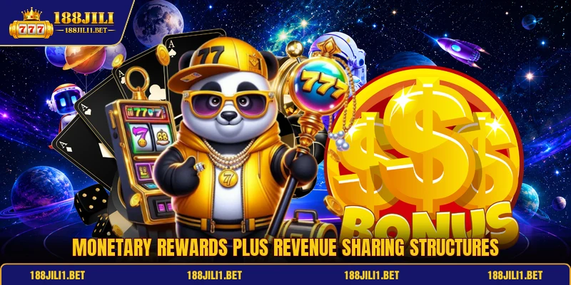 Monetary rewards plus revenue sharing structures