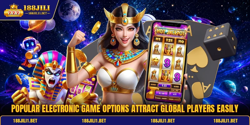 Popular electronic game options attract global players easily