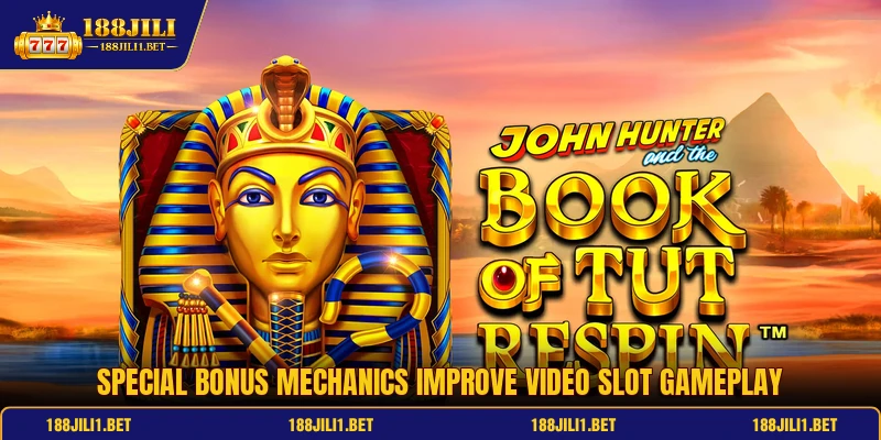 Special bonus mechanics improve video slot gameplay