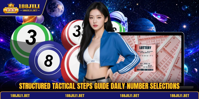 Structured tactical steps guide daily number selections